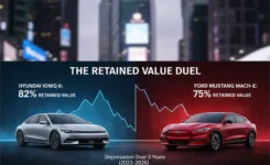 The Retained Value Duel: Hyundai Ioniq 6 vs. Ford Mustang Mach-E Depreciation Over 3 Years (2023–2026)