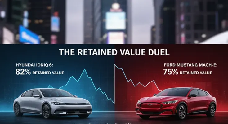 The Retained Value Duel: Hyundai Ioniq 6 vs. Ford Mustang Mach-E Depreciation Over 3 Years (2023–2026)