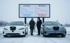 The Winter Freeze: Real-World Range Degradation in Pre-Owned 2024 EVs (LFP vs. NMC)