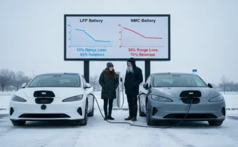 The Winter Freeze: Real-World Range Degradation in Pre-Owned 2024 EVs (LFP vs. NMC)