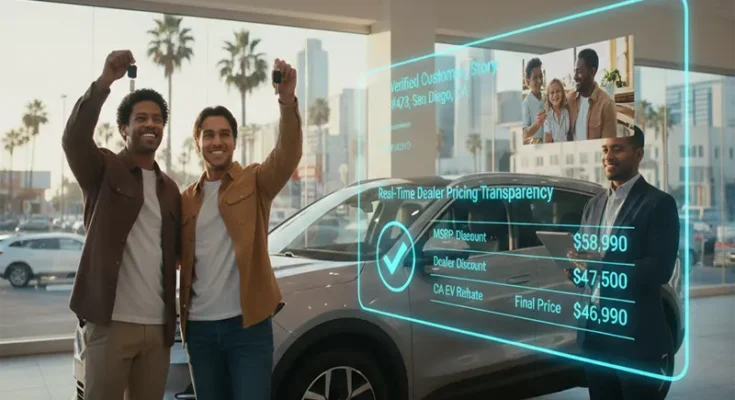 Verified Customer Delivery Stories and Real-Time Dealer Pricing Transparency in California